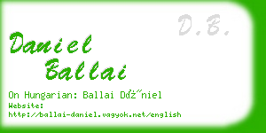 daniel ballai business card